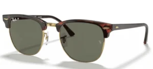 Ray-Ban 3016 CLUBMASTER, Farbe 990/58 rot Havanna