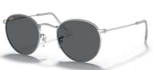 Originalgläser Ray-Ban RB3447 Round Metal, Farbe B1 · Grau dunkel