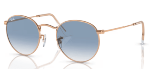 Originalgläser Ray-Ban RB3447 Round Metal, Farbe 3F · Blau Verlauf
