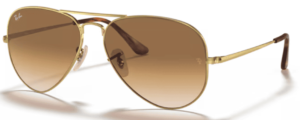 Ray-Ban RB3689 AVIATOR METAL II, Farbe 914751 arista