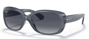 Ray-Ban RB4101 JACKIE OHH, Farbe 659278 · Transparent blau