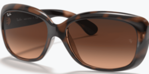 Originalgläser Ray-Ban RB4101 Jackie Ohh I, Farbe A5 · Braun Verlauf