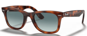 Ray-Ban 4340 WAYFARER, Farbe 63973M · Rot Havanna
