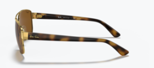 Original Ray-Ban RB3663 Bügel, Farbe 001/57 · Oro arista