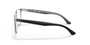 Original Ray-Ban RB7159 Sehbrillen Bügel, Farbe 2034 · Oben schwarz auf transparent