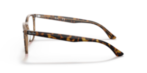 Original Ray-Ban RB7159 Sehbrillen Bügel, Farbe 8109 · Havanna auf transparent braun