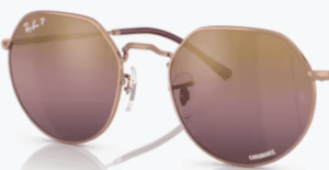 Originalgläser Ray-Ban RB3565 Jack, Farbe G9 · Gold/rot