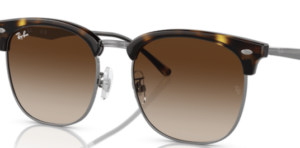 Originalgläser Ray-Ban RB4418D, Farbe 13 · Braun Verlauf · Kunststoff