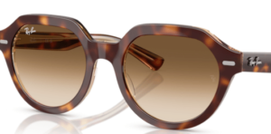 Originalgläser Ray-Ban RB4399 Gina, Farbe 51 · Braun hell Verlauf