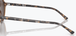 Original Ray-Ban RB2195 Thalia Bügel, Farbe 6636 · Transparent braun