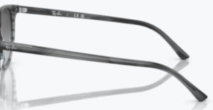 Original Ray-Ban RB2197 Elliot Bügel, Farbe 1391 · Gestreift grau & blau