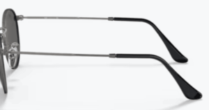 Original Ray-Ban RB3447 Round Metal Bügel, Farbe 9229 · Gunmetal