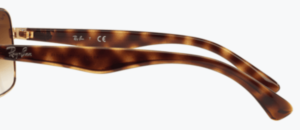 Original Ray-Ban RB3483 Bügel, Farbe 001 · Arista