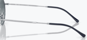 Original Ray-Ban RB3565 Jack Bügel, Farbe 9242 · Silber