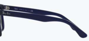 Original Ray-Ban RB4184 Wayfarer Liteforce Bügel, Farbe 895/96 · Blau matt