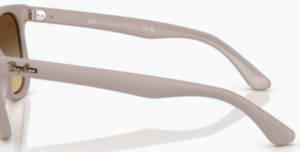 Original Ray-Ban RB4184 Wayfarer Liteforce Bügel, Farbe 886/85 · Matt beige
