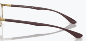 Original Ray-Ban RB6355V Bügel, Farbe 3158 · Grau dunkel auf gold