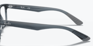 Original Ray-Ban RB7025 Sehbrillen Bügel, Farbe 5719 · Trasparent grau blau