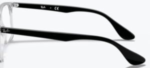 Original Ray-Ban RB7074 Sehbrillen Bügel, Farbe 5943 · Transparent