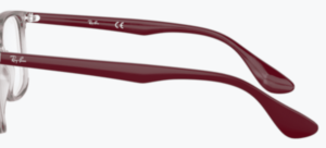 Original Ray-Ban RB7074 Sehbrillen Bügel, Farbe 8083 · Transparent grau