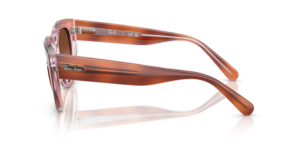 Original Ray-Ban RB2286 Doreen Bügel, Farbe 1415 · Rot Havanna auf transparent multicolour