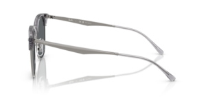 Original Ray-Ban RB4418D Bügel, Farbe 6792 · Transparent grau auf gunmetal