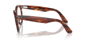 Original Ray-Ban RB2241V Wayfarer Way Bügel, Farbe 2144 · Gestreift Havanna