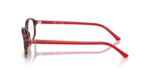 Original Ray-Ban RB5432 Sam Bügel, Farbe 8396 · Transparent shade fantasy rot