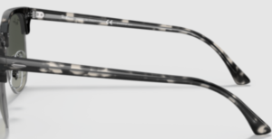 Original Ray-Ban RB3016 Clubmaster Bügel, Farbe 1336 · Grau Havanna