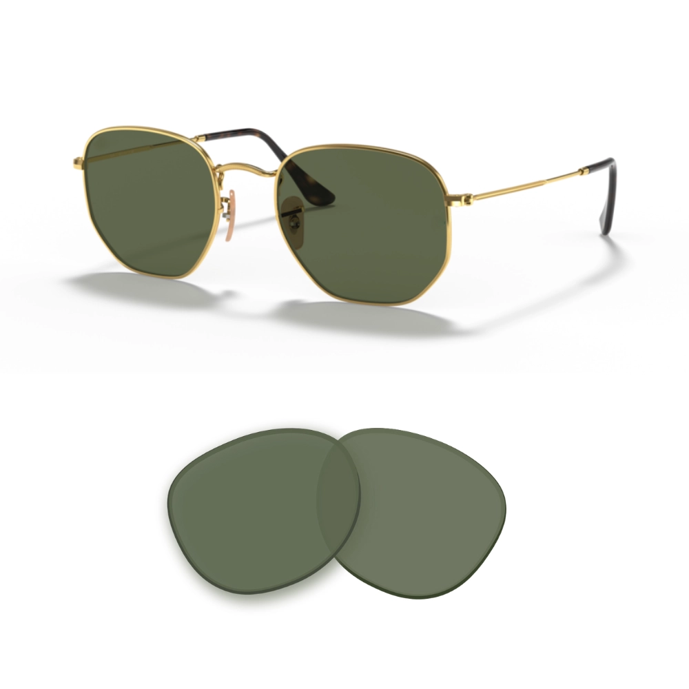 Kompatible Ray-Ban 3548N Hexagonal Ersatzgläser
