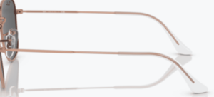Original Ray-Ban RB3857 Frank Bügel, Farbe 9202 · Rosa gold
