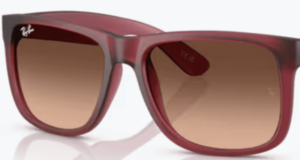Originalgläser Ray-Ban RB4165 Justin, Farbe A5 · Rosa/braun Verlauf · Kunststoff