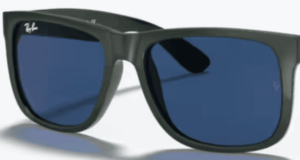 Originalgläser Ray-Ban RB4165 Justin, Farbe 80 · Blau dunkel · Kunststoff