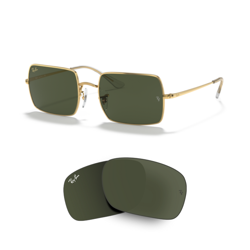 Original Ray Ban 1969 RECTANGLE Ersatzgläser