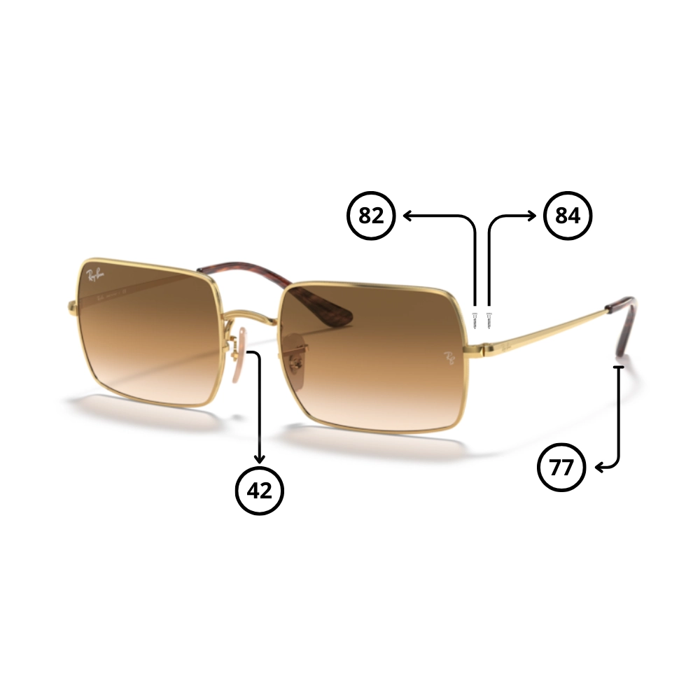 Original Ray-Ban 1969 RECTANGLE Ersatzteile