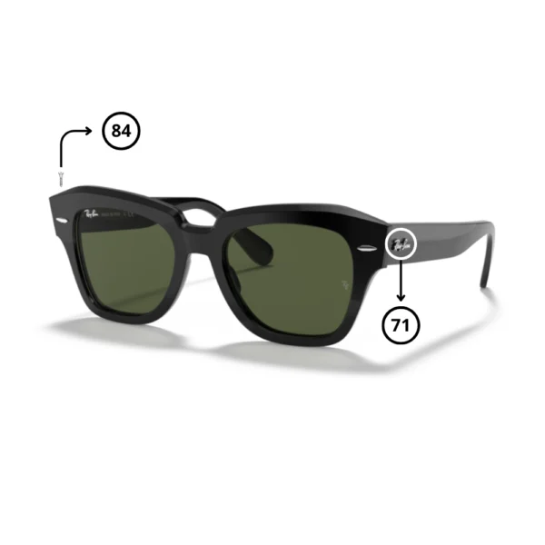 Original Ray-Ban 2186 STATE STREET Ersatzteile