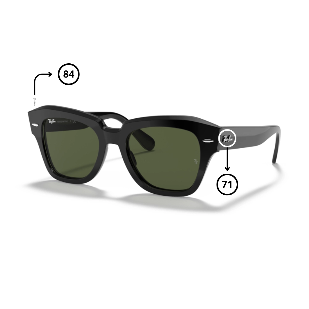 Original Ray-Ban 2186 STATE STREET Ersatzteile