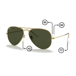 Original Ray-Ban 3025 Aviator Ersatzteile