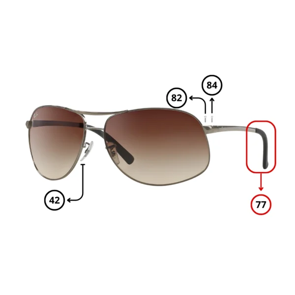Original Ray-Ban 3387 Ersatzteile