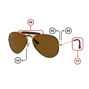 Original Ray-Ban 3422Q Ersatzteile