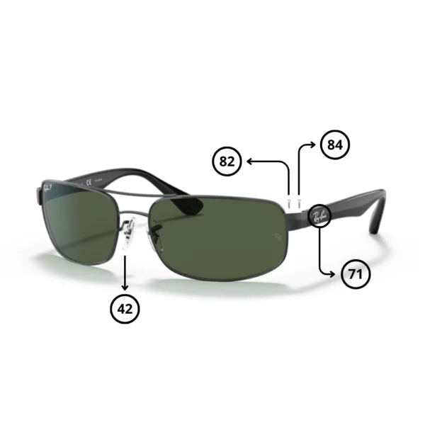 Original Ray-Ban 3445 Ersatzteile