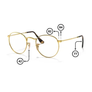 Original Ray-Ban 3447V ROUND METAL Ersatzteile