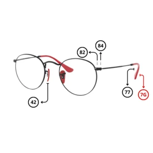 Original Ray-Ban 3447V-M Ersatzteile