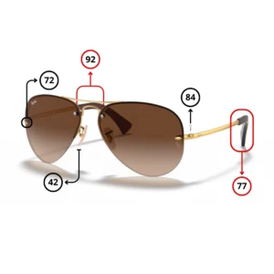 Original Ray-Ban 3449 Ersatzteile