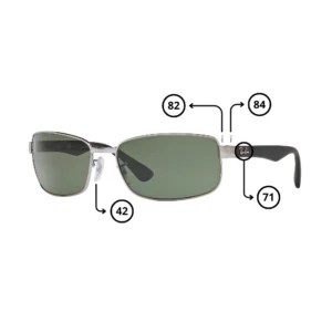 Original Ray-Ban 3478 Ersatzteile