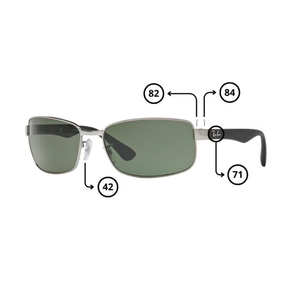 Original Ray-Ban 3478 Ersatzteile