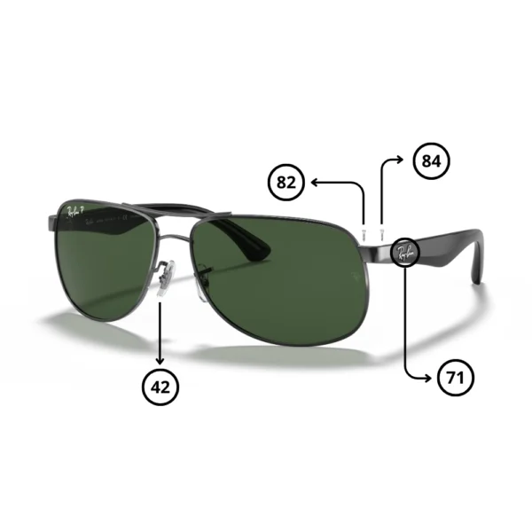 Original Ray-Ban 3502 Ersatzteile