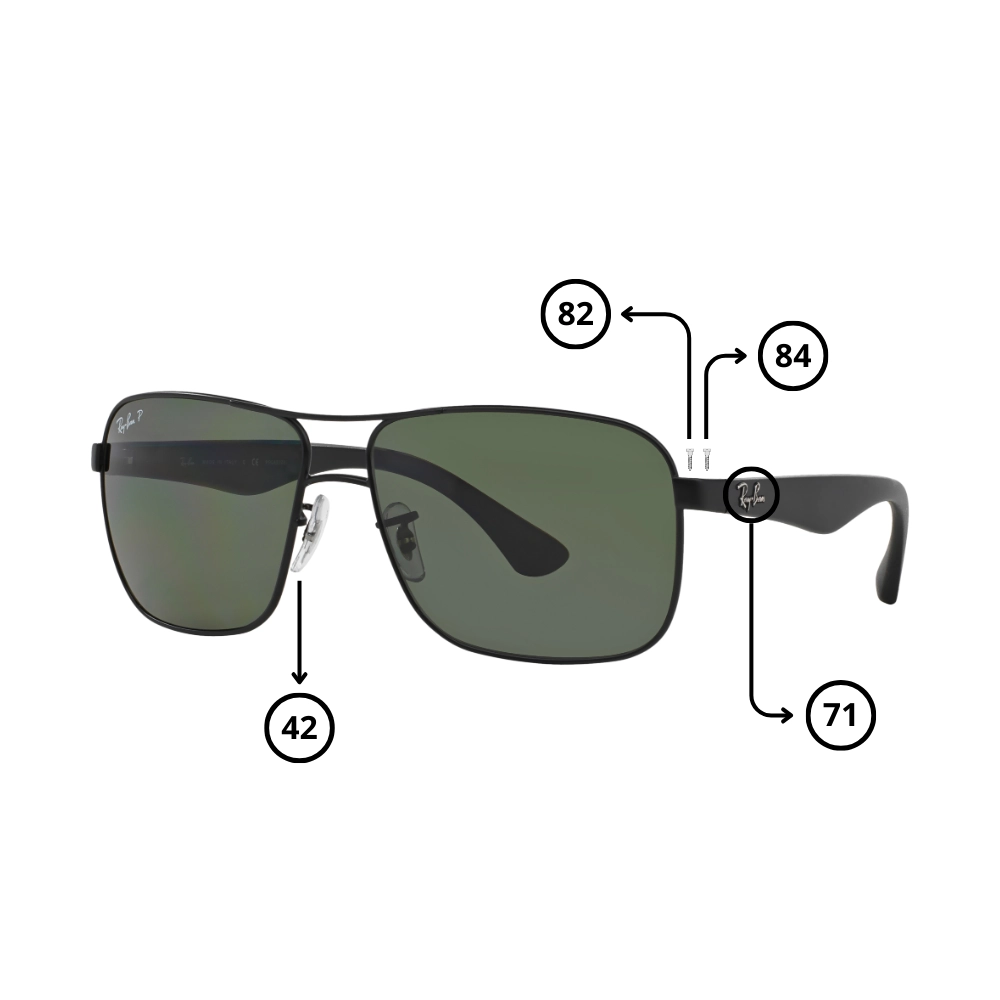 Original Ray-Ban 3516 Ersatzteile