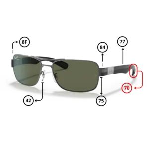 Original Ray-Ban 3522 Ersatzteile