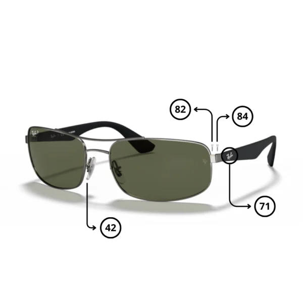 Original Ray-Ban 3527 Ersatzteile